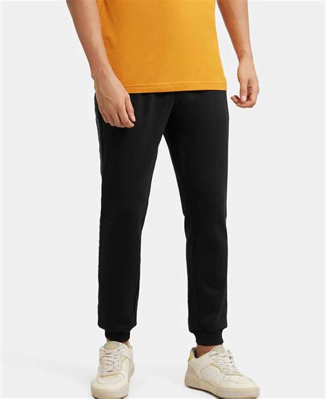 Buy Super Combed Cotton Rich Slim Fit Jogger with Zipper Pockets ...