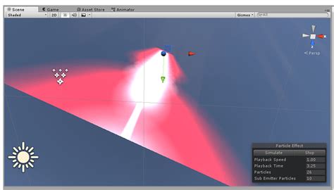 How to Make Laser Using Unity Line Renderer 的图像结果