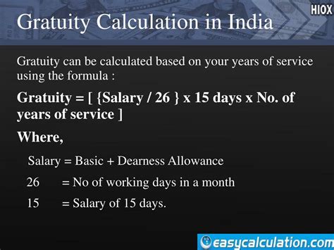 PPT - How to Calculate Gratuity in India ? PowerPoint Presentation, free download - ID:7128604