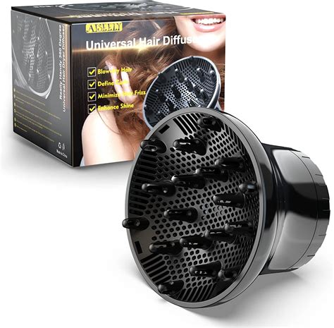 Amazon.com: Diffuser Hair Dryer Universal, AISEELY Hair Dryer Diffuser ...