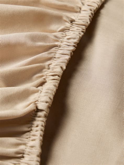 Buy Westside Home Beige Solid Queen Bed Sheet Set from Westside