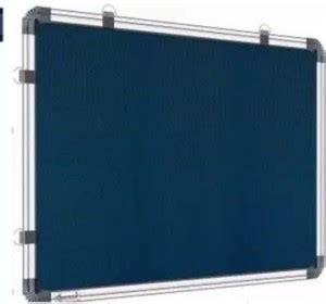Viprax Non Magnetic 3X2 Feet Premium Material Blue Notice Board ...