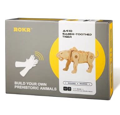 ROBOTIME ROBOTIC DINOSAUR SABER TOOTHED - Games World