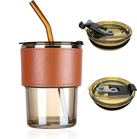 Buy AMYUZ INTERNATIONAL 2 in 1Coffee| Juice| Shake Glass with Leather ...