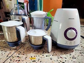 Buy Philips Viva Collection HL7701/00 Mixer Grinder, 750 Watts, 4 Jars ...