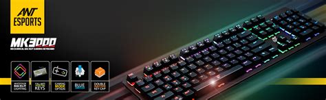 Amazon.in: Buy Ant Esports MK3000 Multicolour LED Backlit Wired ...