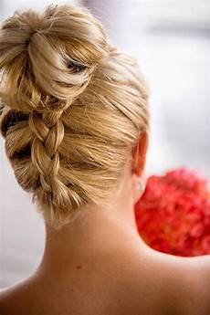 Wedding Hairstyles For Of Honor by Of Honor Hair Bridesmaid Hair High Bun With Braided Wedding Hairstyles For Of Honor