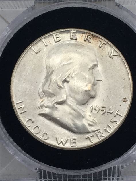 1954 Franklin Half Dollar Uncirculated | Property Room