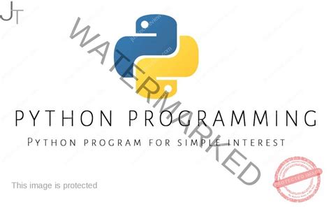 Image result for Simple-Interest Python Program
