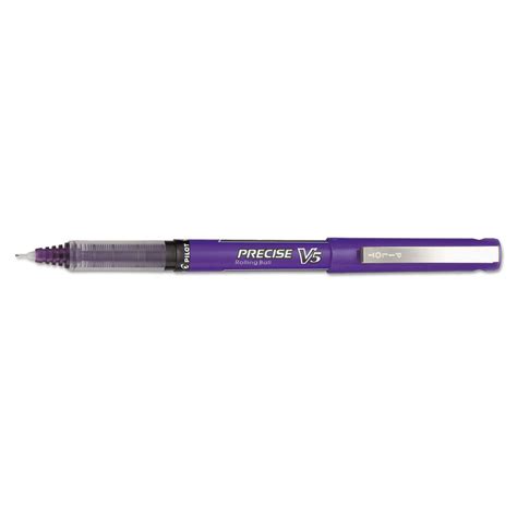 Pilot Precise V5 Purple Extra Fine Rolling Ball Pen 0.5mm