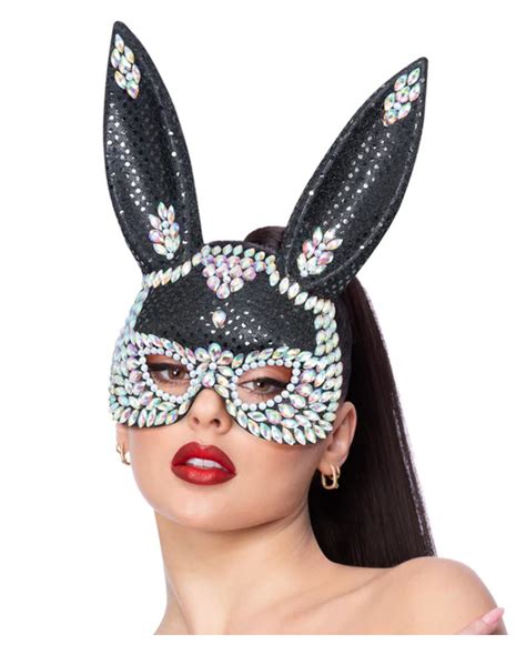 Evil Bunny Black Mask
