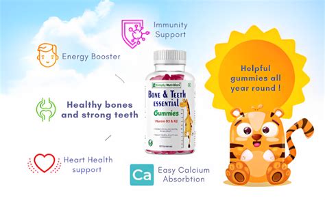 Simply Nutrition Bone and Teeth Essential Gummies with the Goodness of ...