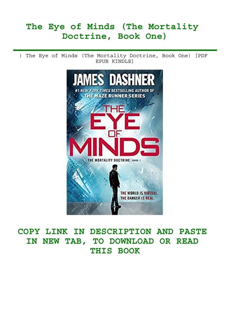 ^DOWNLOAD-PDF) The Eye of Minds (The Mortality Doctrine Book One) [PDF ...