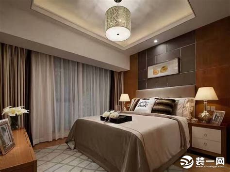 97平方米房子卧室床头装修设计效果图_别墅设计图