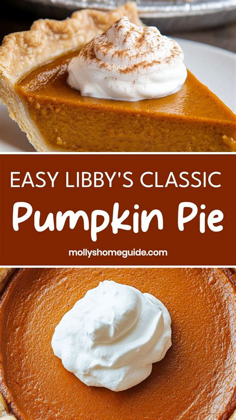 Libby's Classic Pumpkin Pie Recipe (Only 5 Ingredients!) | Recipe ...