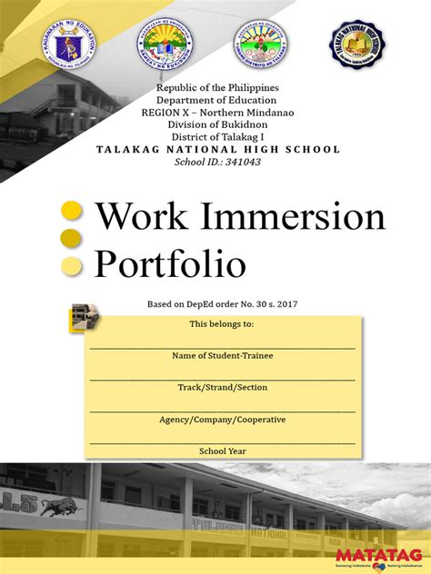 Work Immersion Portfolio Example 的图像结果