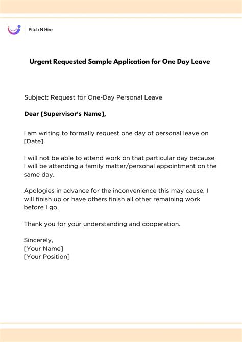 How to Write a Leave Application for Personal Reasons?