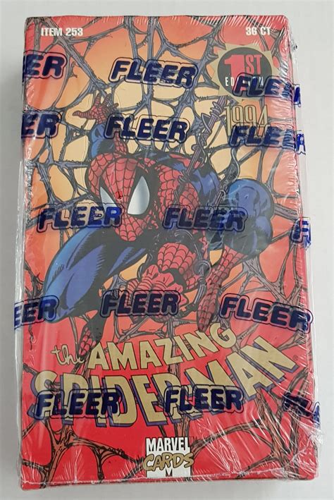 1994 Fleer Marvel The Amazing Spider-Man (1st Edition) Sealed Trading ...