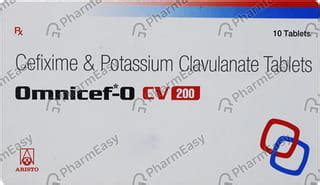 Omnicef O Cv 200mg Strip Of 10 Tablets: Uses, Side Effects, Price ...