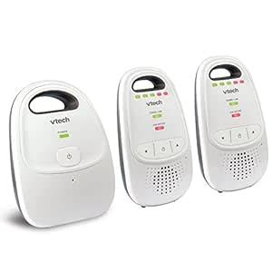 VTech DM112-2 Safe & Sound Digital Audio Baby Monitor With Two Parent ...