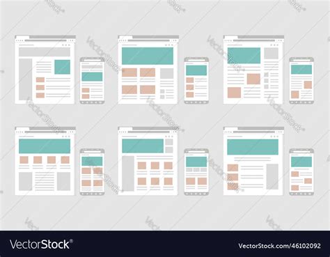 Website Page Layout Design 的图像结果
