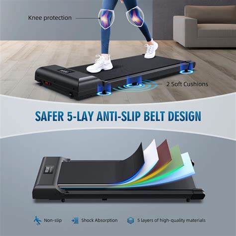 Walking PadUnder Desk Treadmill 2 in 1 TreadmillsPortable Walking ...