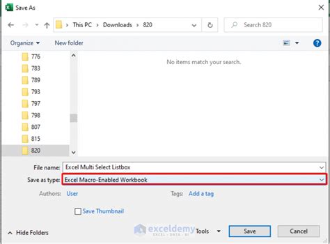 ListBox Example 的图像结果