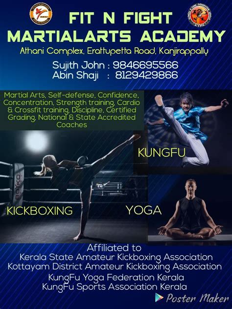 Kickboxing KungFu Yoga classes, Ealoor Academy Area, Kottayam, 3 ...