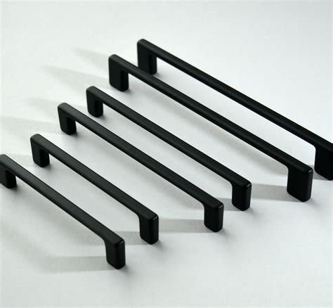 Modern Black Cabinet Pulls
