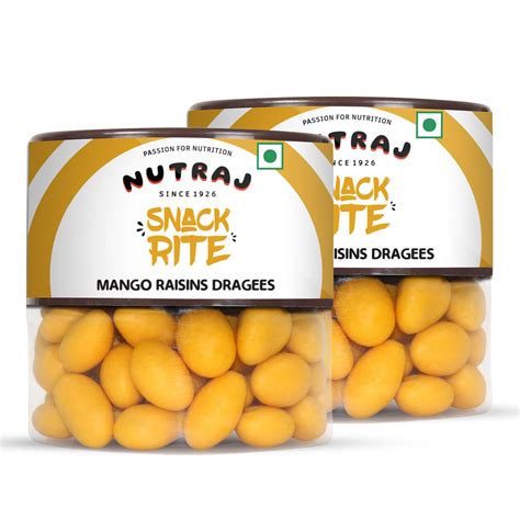 Nutraj Snackrite Mango Raisin Dragees Jar