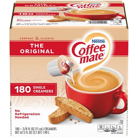 Nestle Coffee-mate Liquid Creamer Singles, Original 180 ct. - Walmart.com