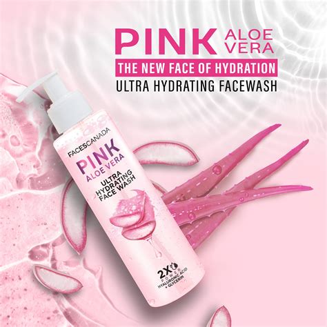Pure Pink Aloe Vera Face Wash [Ultra Hydrating] Online | Faces Canada