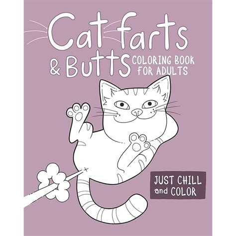 Buy Cat Farts and Butts Coloring Book For Adults: Fun naughty cats ...