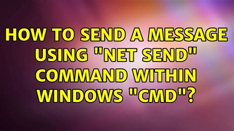 Image result for Command-Prompt SendMessage