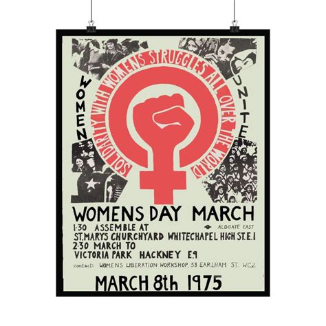 Vintage Womens Rights March Feminist Protest Poster Matte Posters - Etsy