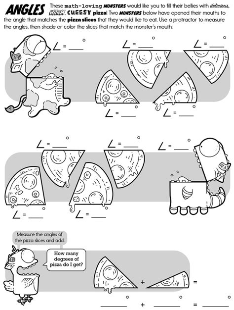 Image result for Grade 6 Math Worksheets Angleeee