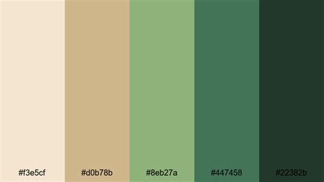 The Best 15 Beige Green Color Palette Ideas for Video & Design