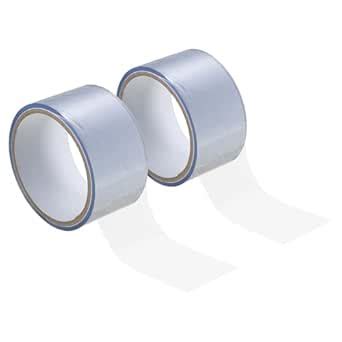 PATIKIL Non Stick Static Tapes 2 in x 33 Ft, 2 Roll Duct Tape No Glue ...