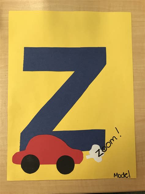 Letter Z craft pre-k | Letter z crafts, Preschool letter crafts, Letter a crafts
