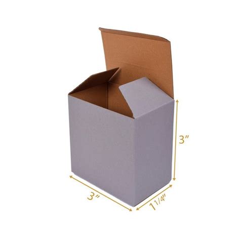Slate Reverse Tuck Box -3x1.25x3 | Gift Boxes, Eflute Cartons