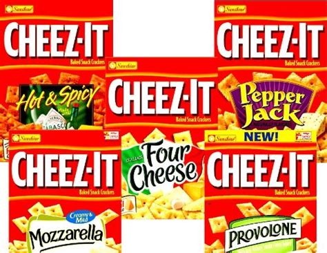 Buy Cheez-It, Baked Snack Crackers, 5 Flavor VARIETY PACK: 1 box of HOT ...