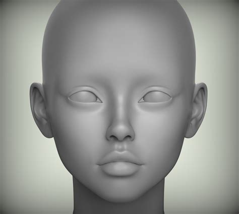 STL file 6 Cartoon Female Head 3D model Low-poly 3D model ♀️・3D printer ...