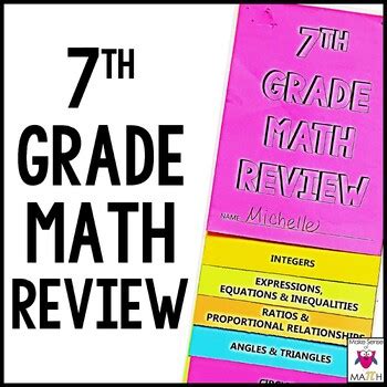 7th Grade Math Review 的图像结果