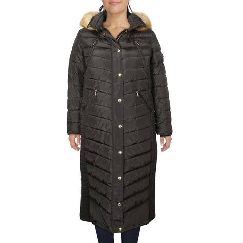 Michael Kors Womens Down Long Parka Coat