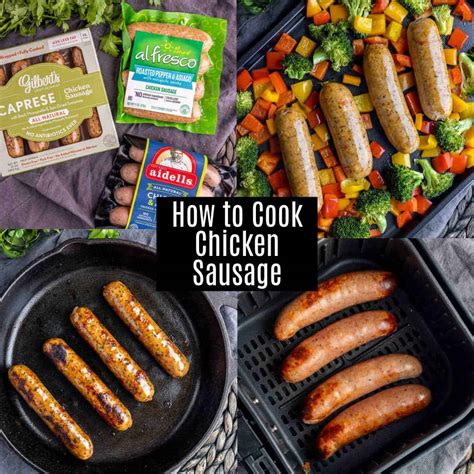 How To Cook Chicken Sausage: 3 Easy Ways - Home. Made. Interest.