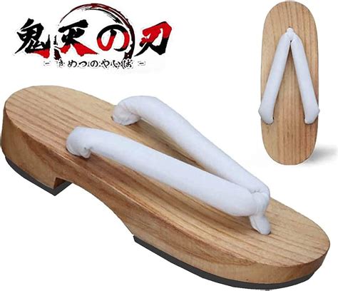 Buy Meaniny Wooden Clogs Women's Kamado Kochou Cosplay Shoes Geta ...
