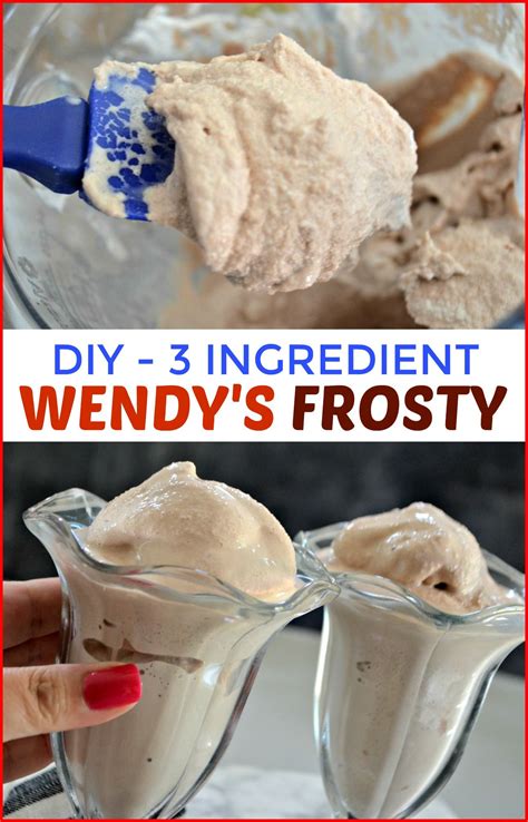 Easy Copycat Wendy's Frosty Recipe (Just 3 Ingredients!) in 2023 ...