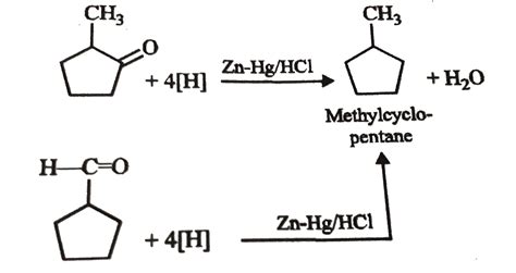 Certain carboxyl compound X on reaction with Zn-Hg/HCl give ...