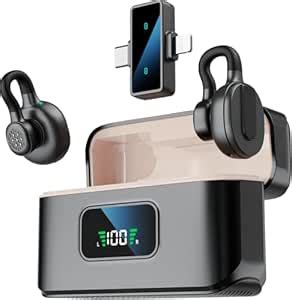VRJTEC Wireless Microphone for YouTube & Vlogging | 52H Charging Case ...