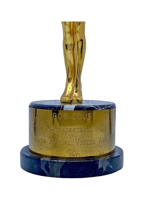 1971 Bob Cousy Victor Award - Grey Flannel Auctions